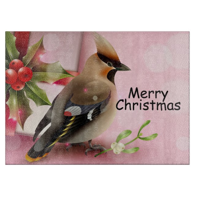 Christmas Bird Cutting Board (Front)