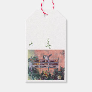 Christmas Bird Feeder Gift Tag