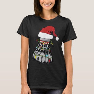 Christmas Birdie Badminton Shuttle S T-Shirt