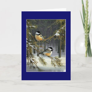 Christmas Birds Holiday Card