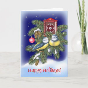 Christmas Birds Holiday Card
