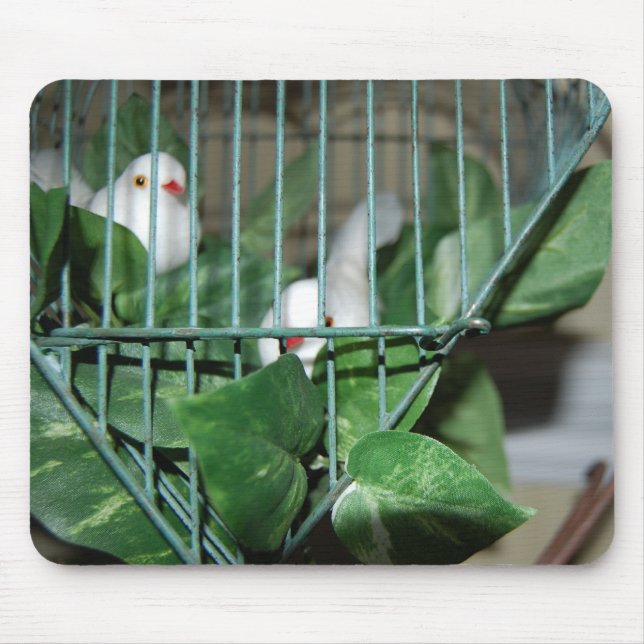 Christmas Birds Mouse Mat (Front)