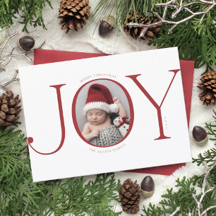 Christmas Birth Announcement Holiday Photo Card