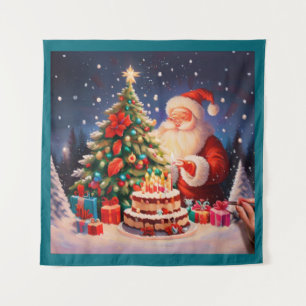 Christmas Birthday 10 Tapestry