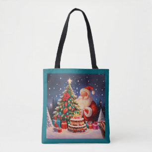 Christmas Birthday 10 Tote Bag