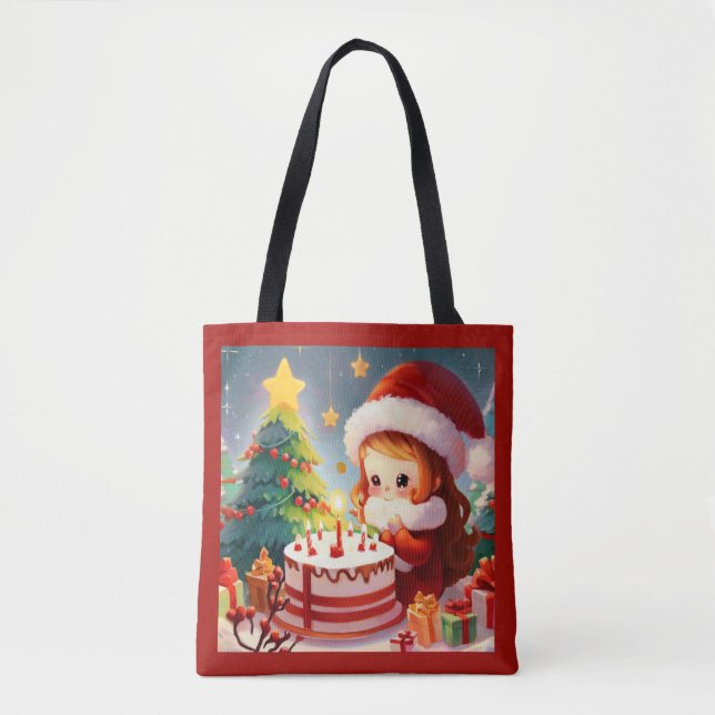 Christmas Birthday 1 Tote Bag (Front)