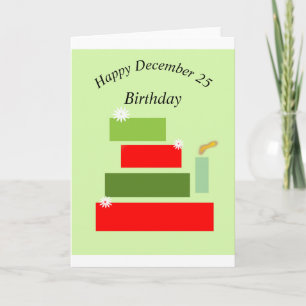 Christmas Birthday 2018 / 3 Holiday Card