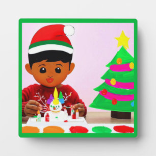 Christmas Birthday 4 Plaque