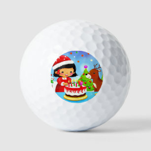 Christmas Birthday (7) Golf Balls