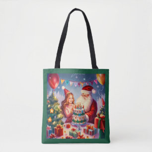 Christmas Birthday 8 Tote Bag