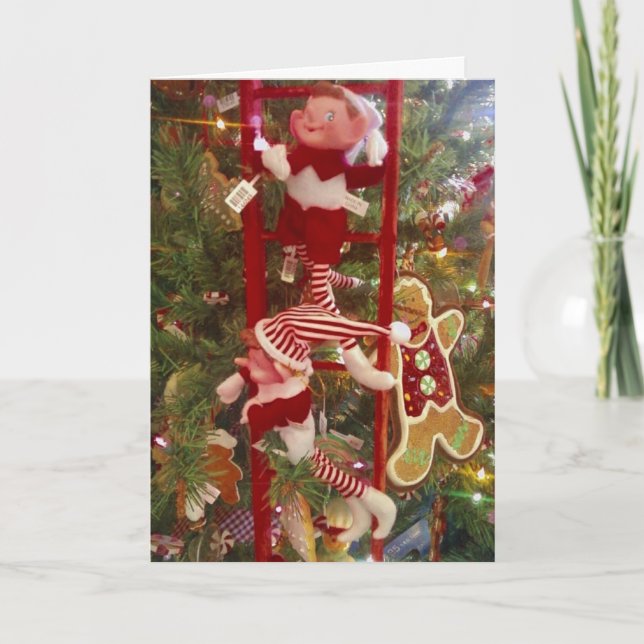 CHRISTMAS BIRTHDAY OR DECEMBER BIRTHDAY HOLIDAY CARD (Front)