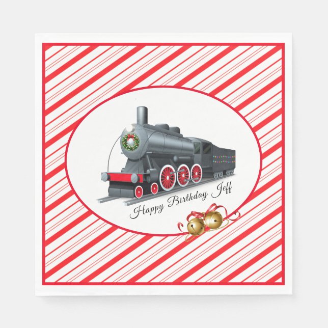 Christmas/Birthday Paper Napkins (Front)