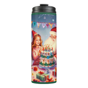 Christmas Birthday Thermal Tumbler