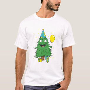 Christmas Birthday Tree T-Shirt