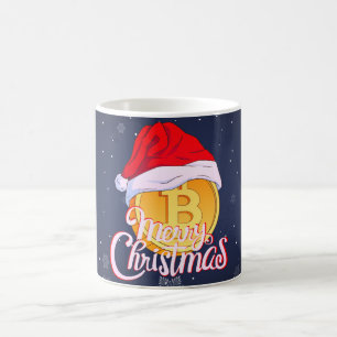 Christmas Bitcoin - Day Traders Gift Coffee Mug