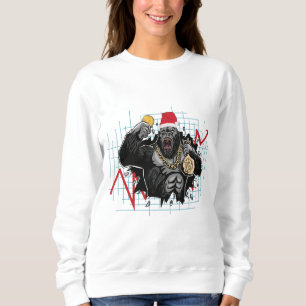 Christmas Bitcoin Stock Market Sweatshirt