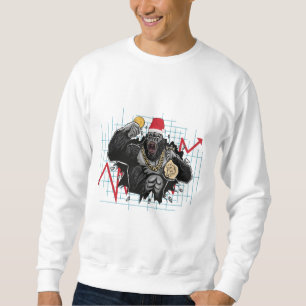 Christmas Bitcoin - Stock Market Sweatshirt