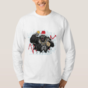 Christmas Bitcoin Stock Market T-Shirt