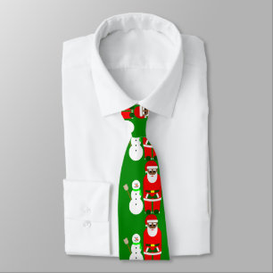 christmas black african santa claus snowman cute tie