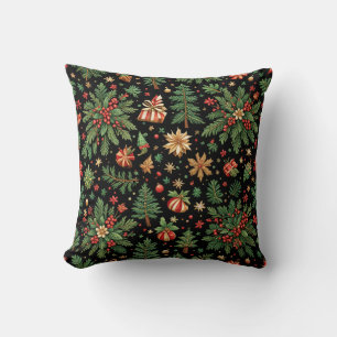 Christmas Black Cushions