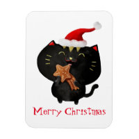 Christmas Black Cute Cat