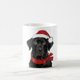 Christmas Black Lab Holiday Dog Coffee Mug