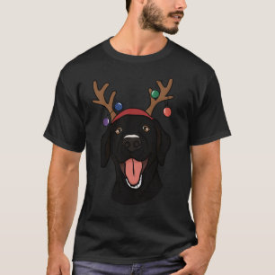 Christmas Black Lab T-Shirt