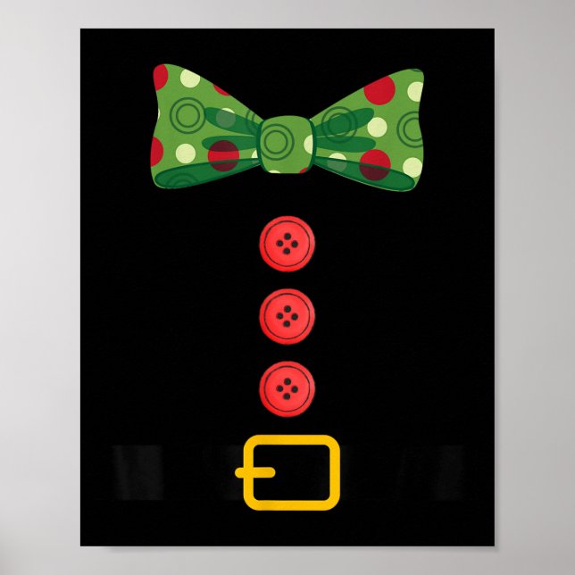 Christmas Black Tie Nye 2024 Dress Up Winter Neckt Poster (Front)