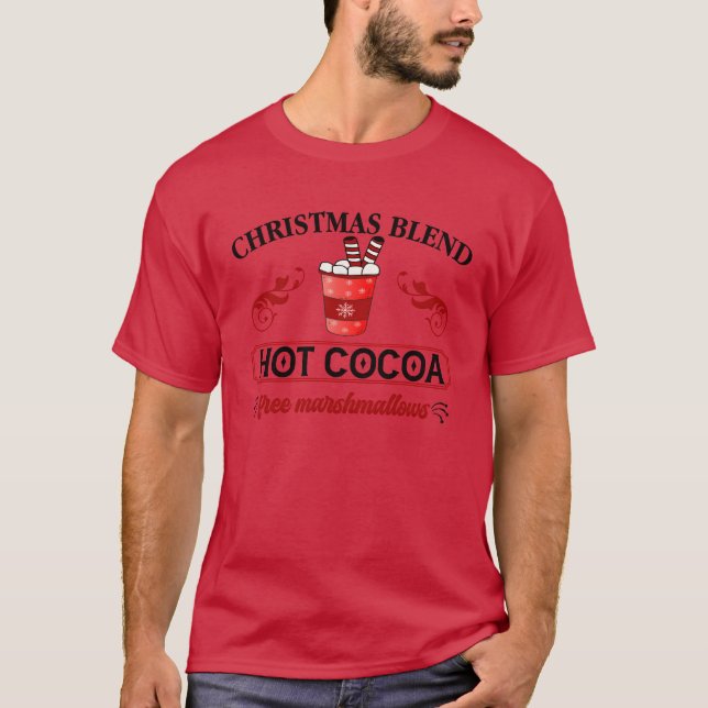 Christmas Blend Hot Cocoa Christmas Sweater funny (Front)