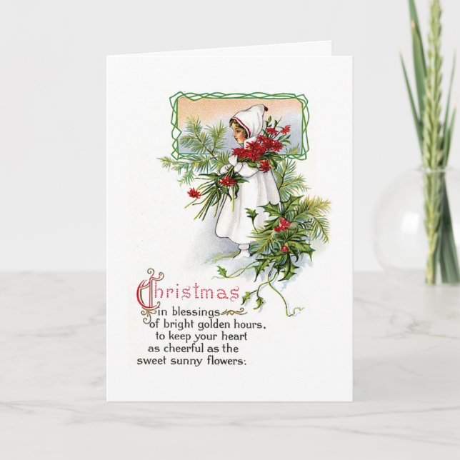 Christmas Blessing Holiday Card (Front)