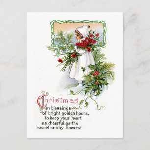 Christmas Blessing Holiday Postcard