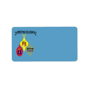 Christmas Blessing  Label