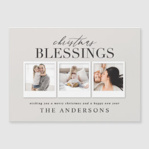 Christmas blessing multi photo holiday