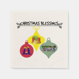 Christmas Blessing  Napkin