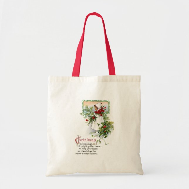 Christmas Blessing Tote Bag (Front)