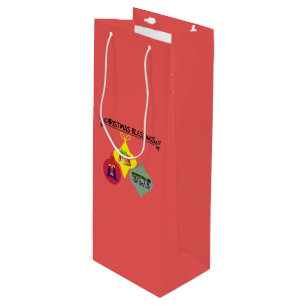 Christmas Blessing Wine Gift Bag