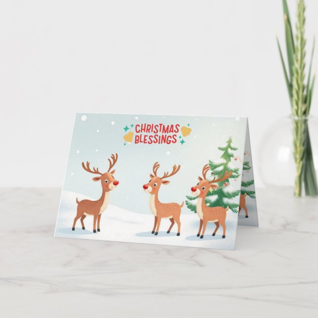 Christmas Blessings Card (Front)