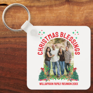 CHRISTMAS BLESSINGS FAMILY REUNION Matching Group  Key Ring
