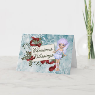 Christmas Blessings Holiday Card