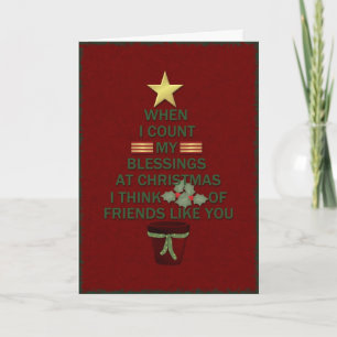 Christmas Blessings Holiday Card
