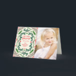 Christmas Blessings Photo Holiday Greeting Card<br><div class="desc">Please replace the template photo with an image of your own prior to purchasing.</div>