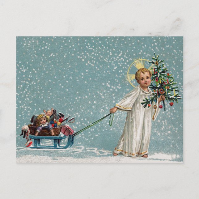 Christmas Blessings Postcard (Front)