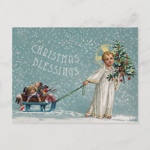 Christmas Blessings Postcard