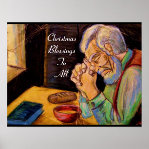 CHRISTMAS BLESSINGS TO ALL poster