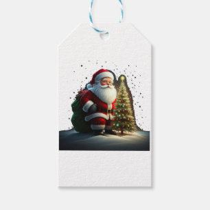 "Christmas Bliss: Festive Icons Fashion Design" Gift Tags