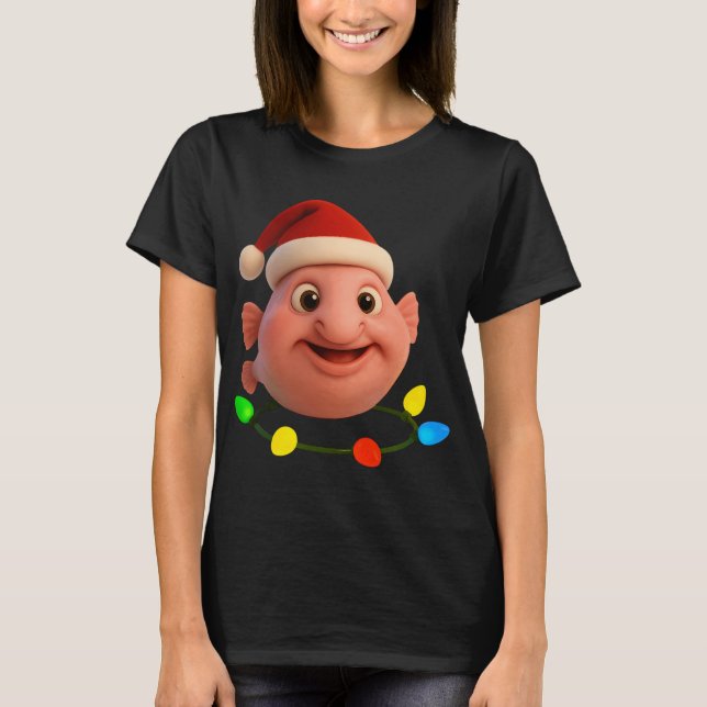 Christmas Blob Sculpin T-Shirt (Front)