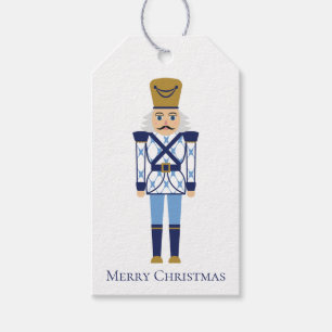 Christmas Blue Nutcracker Gift Tags,  Gift Tags
