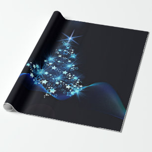 Christmas Blue Wrapping Paper