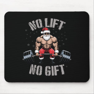 Christmas Bodybuilding Bodybuilder - Santa Weightl Mouse Mat