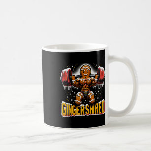 Christmas Bodybuilding Gingershred Funny Gingerbre Coffee Mug